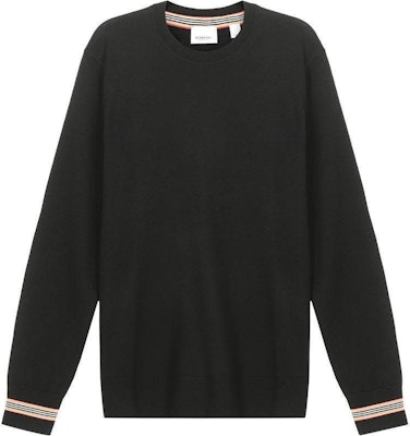 Burberry Black Striped Crewneck Long Sleeve Sweater. 80926211 Buy Burberry Black Striped Crewneck Long Sleeve Sweater. 80926211