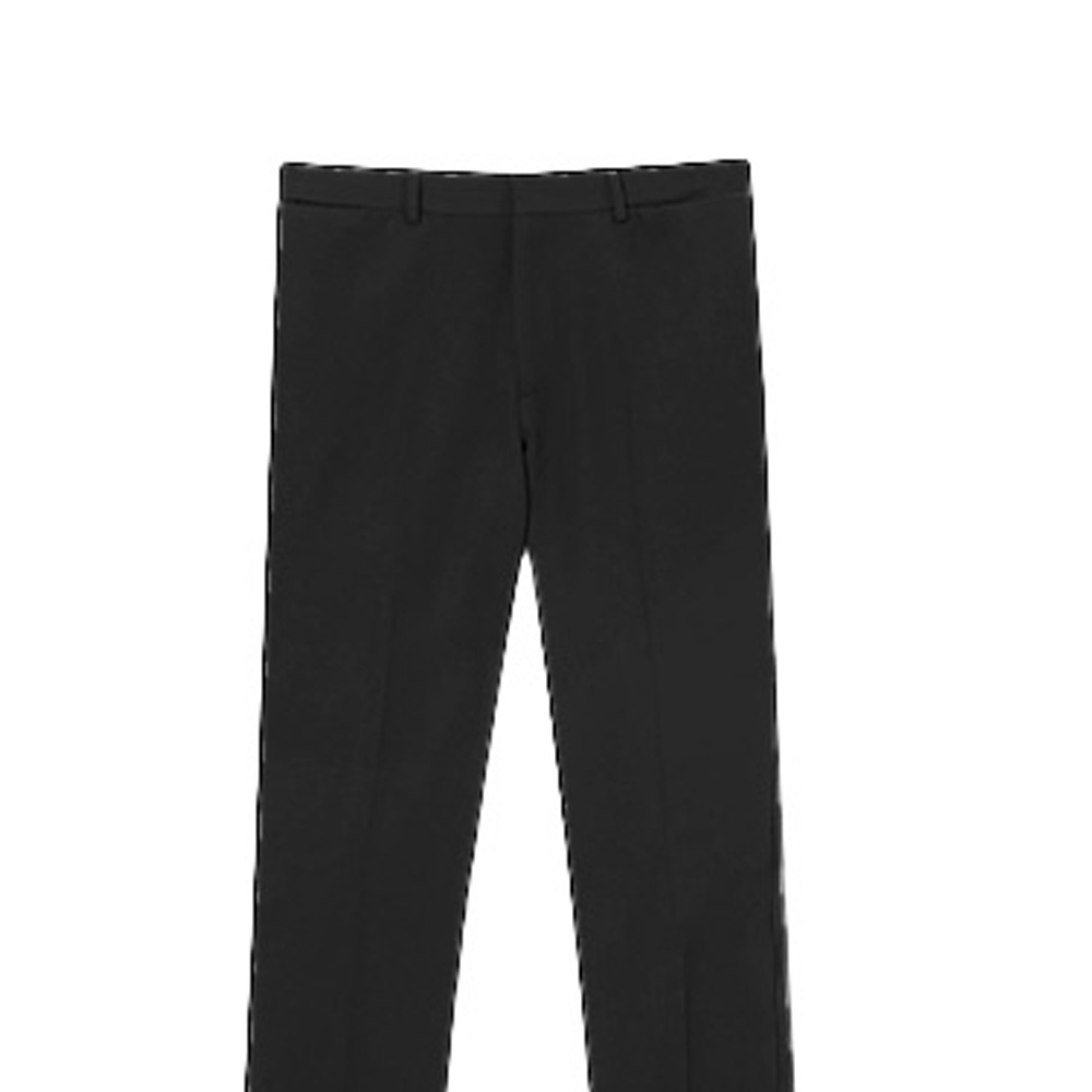 Purchase Pantalones Burberry Negros Slim Fit de Satén con Detalles Elegantes. 45652921