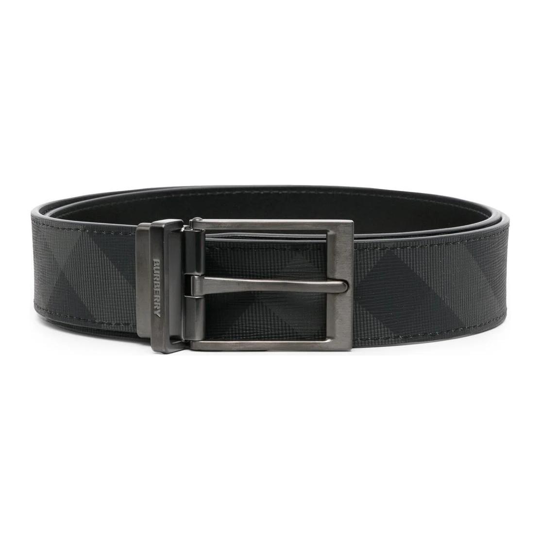 Burberry  Black TPU Leather Belt with Pin Buckle - 3CM Width. 8065341 圖 2