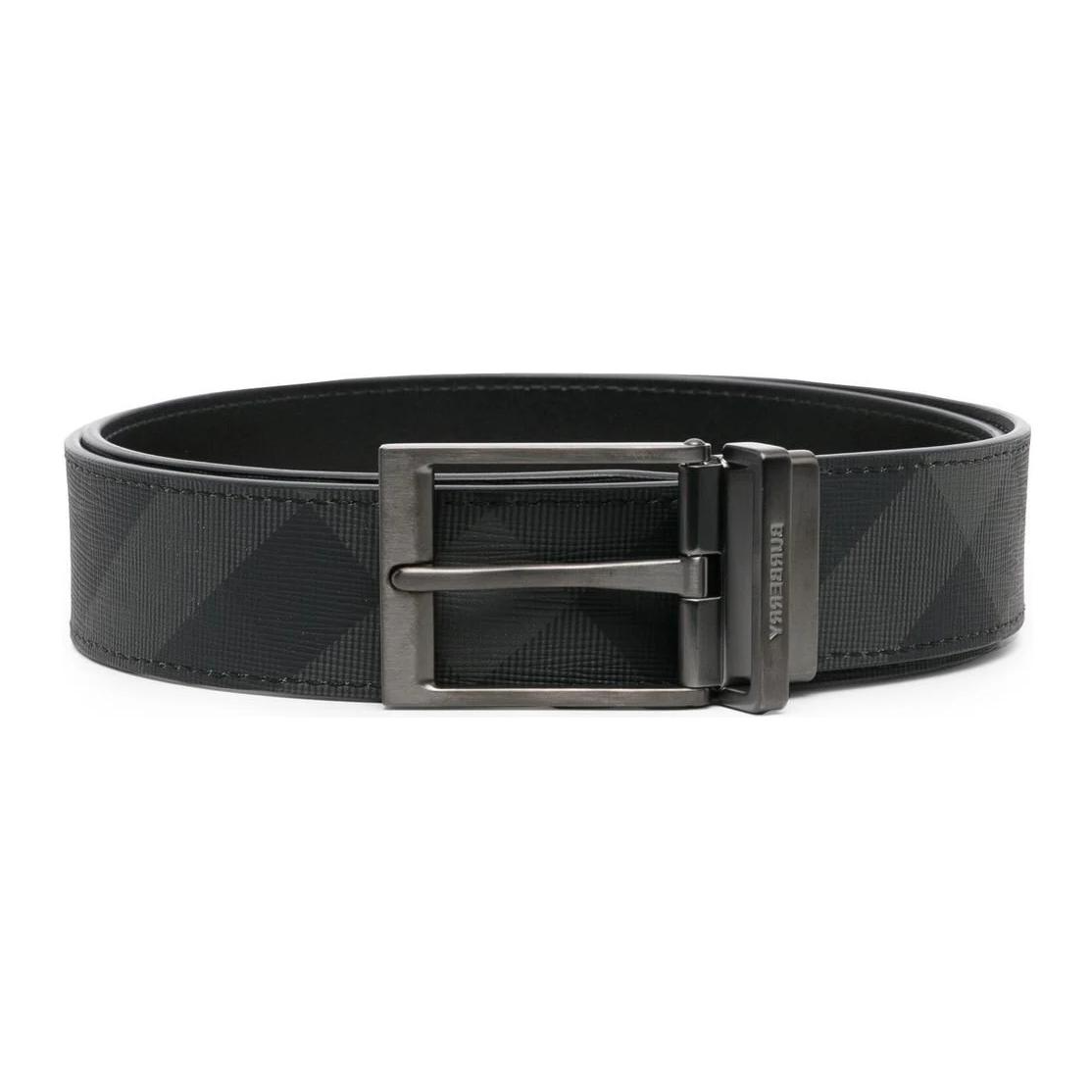 Burberry  Black TPU Leather Belt with Pin Buckle - 3CM Width. 8065341 圖 3