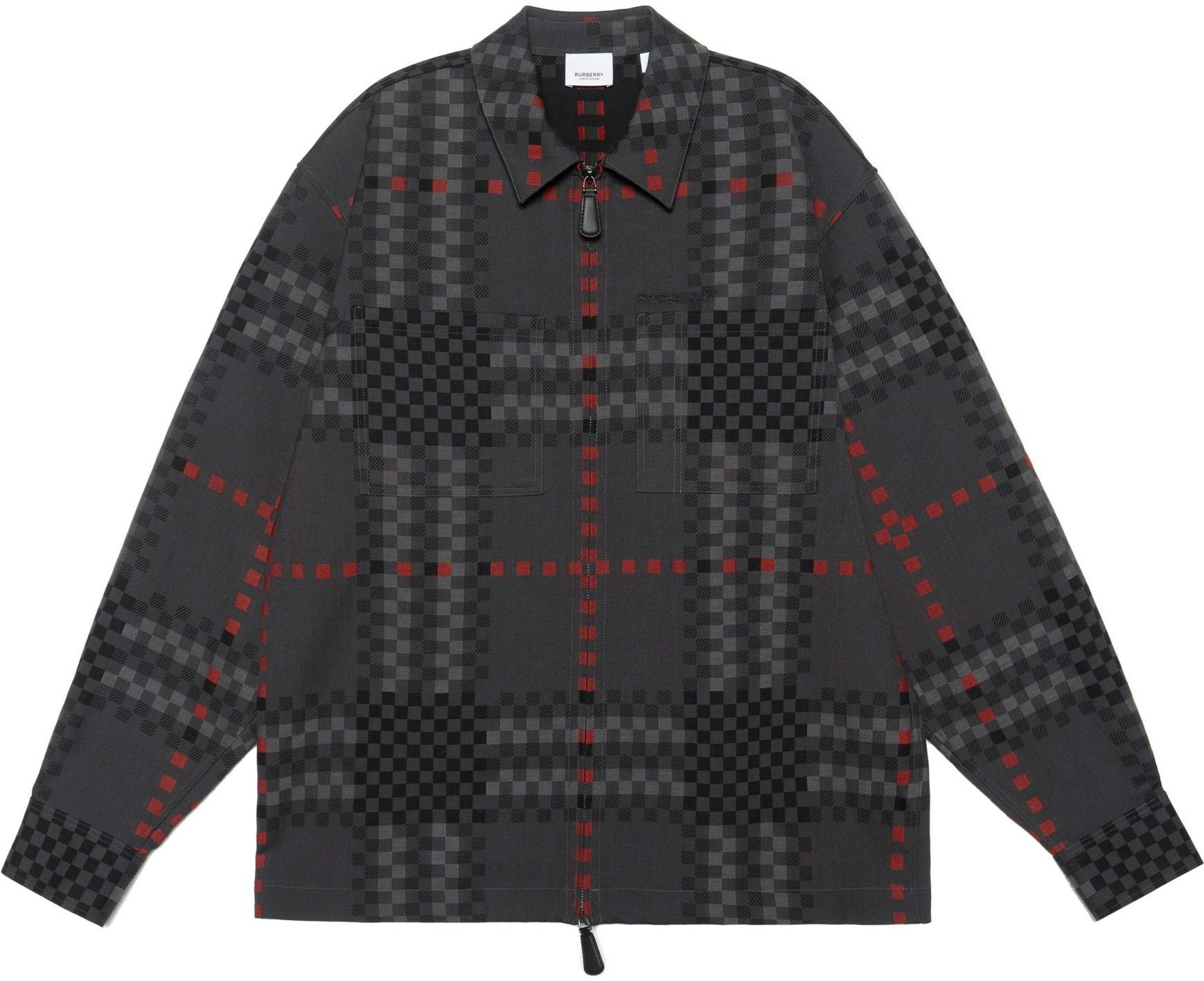 burberry-black-wool-blend-patterned-zip-up-long-sleeve-shirt-80636301