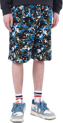 Burberry Blue Camouflage Logo Print Casual Shorts. 80341561 Cheap Burberry Blue Camouflage Logo Print Casual Shorts. 80341561