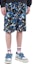 Cheap Burberry Blue Camouflage Logo Print Casual Shorts. 80341561
