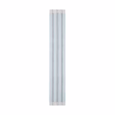 Burberry Blue Cashmere Striped Knit Scarf 80368751