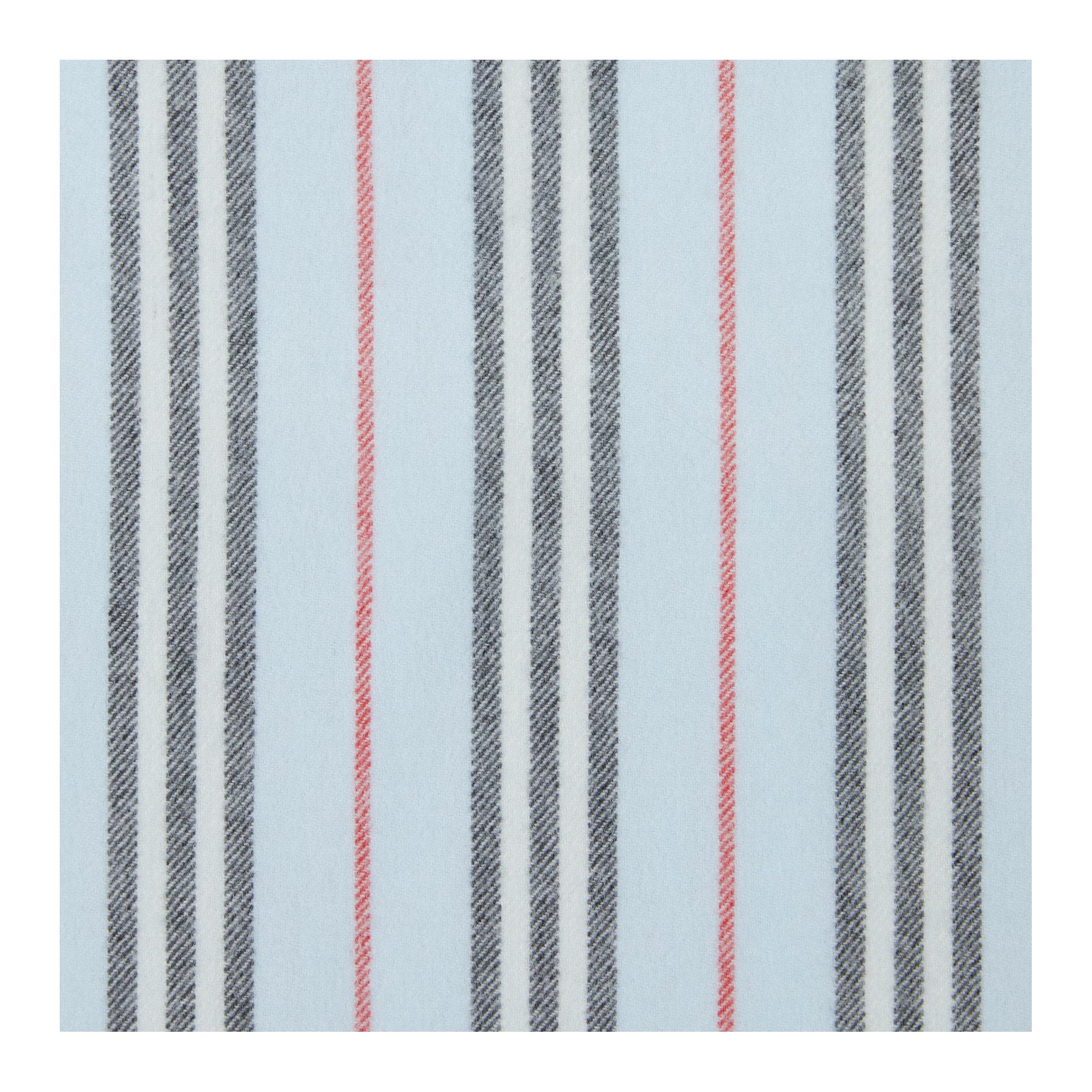 Burberry  Blue Cashmere Striped Knit Scarf 80368751 圖 4