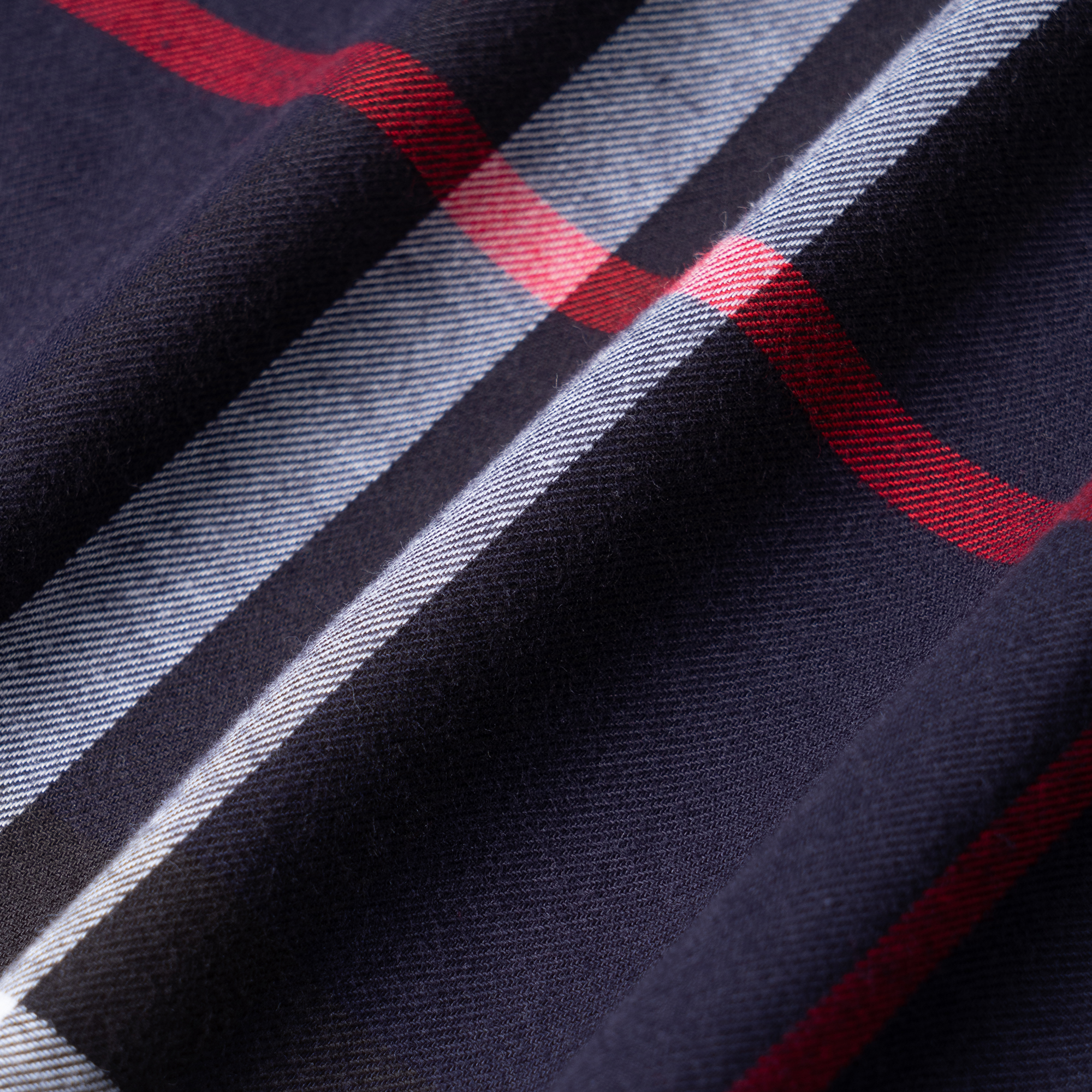 Sizing 버버리 블루 체크 싱글 브레스티드 긴소매 셔츠. 40056141