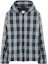 Buy Burberry Blue Checkered Hooded Long-Sleeve Casual Jacket 80708711