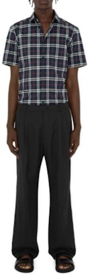 Burberry Blue Checkered Short-Sleeve Casual Shirt. 80795901 Shop Burberry Blue Checkered Short-Sleeve Casual Shirt. 80795901