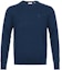 Buy Burberry Blue Crewneck Knit Sweater with Embroidered Logo. 80133511