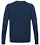 Lookbook Burberry Blue Crewneck Knit Sweater with Embroidered Logo. 80133511