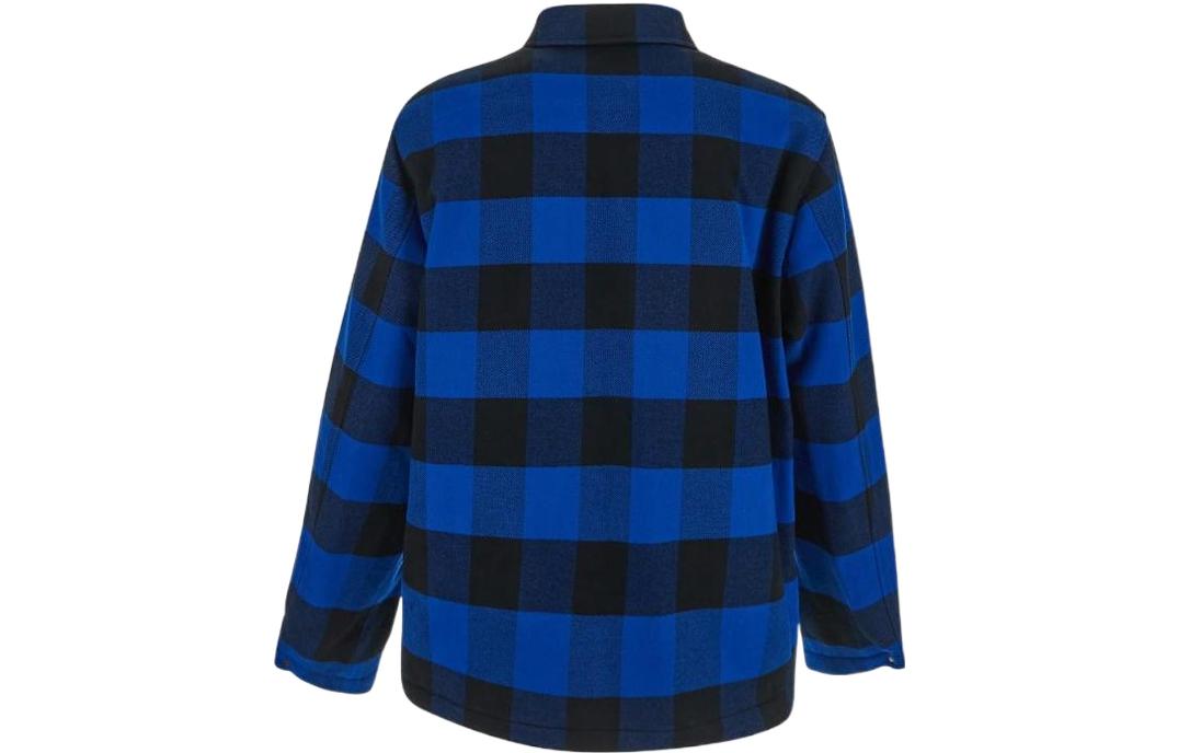 Burberry  Blue Logo Patch Check Collared Long Sleeve Shirt. 80487271 圖 3