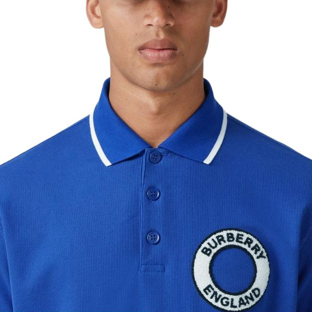 Sizing Burberry Baju Polo Lengan Pendek Logo Biru. 80582661