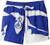 Buy Burberry Blue Pattern Print Elastic Waist Swim Trunks. 80900651
