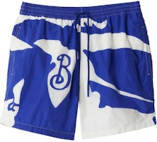 Order Burberry Bañador Azul Estampado con Cintura Elástica. 80900651