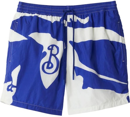 Burberry Blue Pattern Print Elastic Waist Swim Trunks. 80900651 Order Burberry Blue Pattern Print Elastic Waist Swim Trunks. 80900651