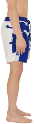 Burberry Blue Pattern Print Elastic Waist Swim Trunks. 80900651 Purchase Burberry Blue Pattern Print Elastic Waist Swim Trunks. 80900651