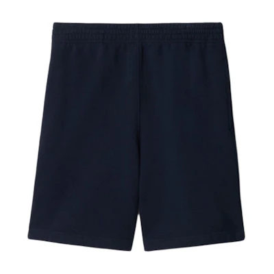 Burberry Blue Relaxed Fit Elastic Waist Embroidered Casual Shorts. 80946341