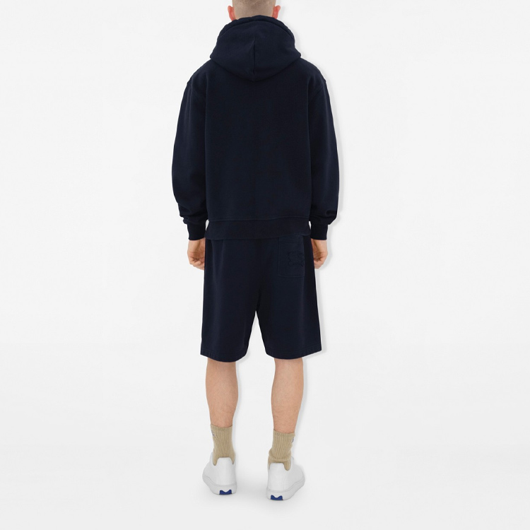 Purchase Burberry Celana Pendek Santai Biru Fit Longgar Pinggang Elastis Bordir. 80946341