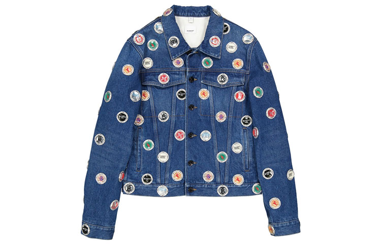 Burberry  Blue Single-Breasted Long-Sleeve Jacket 45590591 圖 2