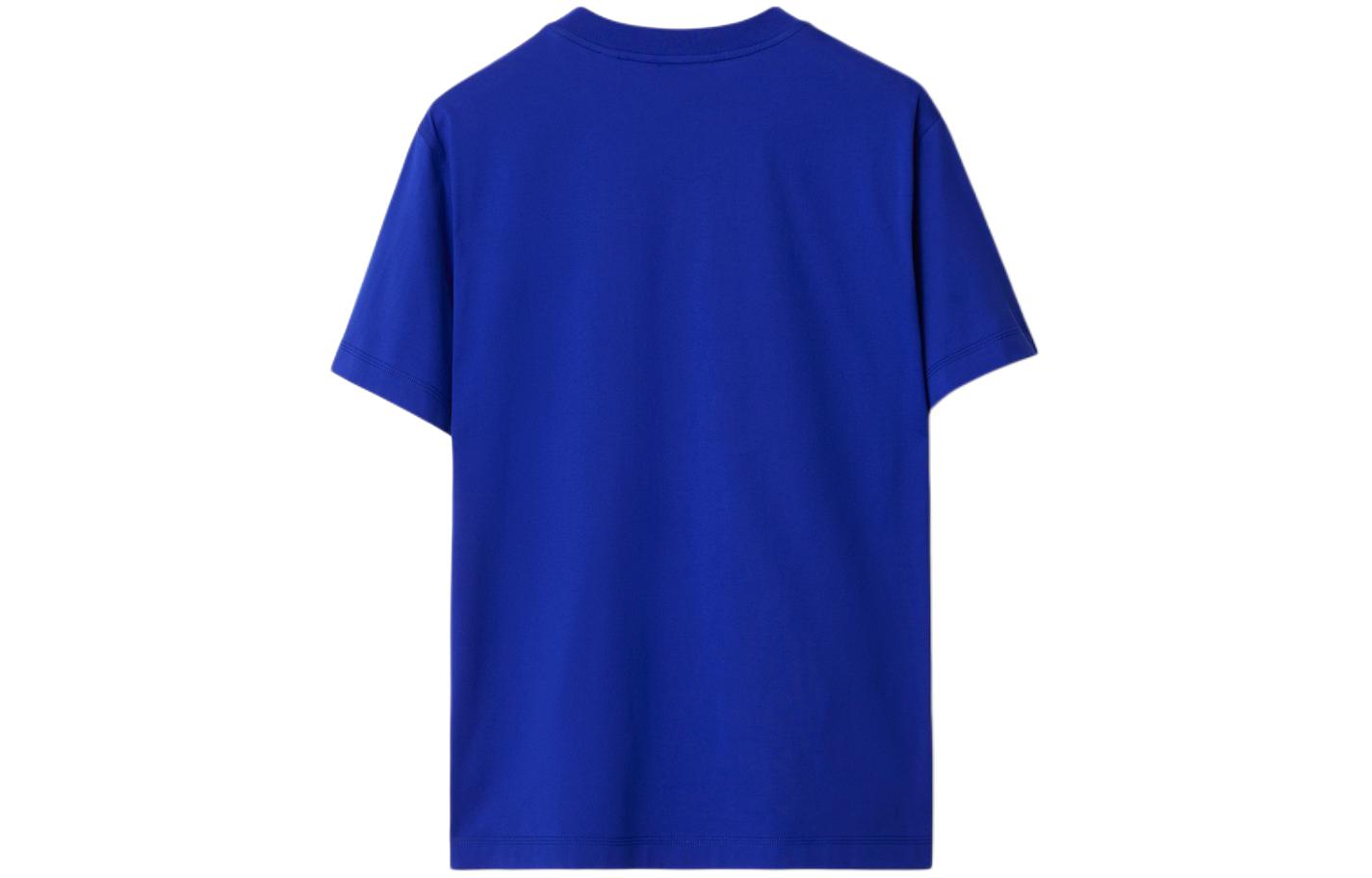 Lookbook 버버리 블루 슬림핏 로고 크루넥 긴팔 티셔츠 80882961