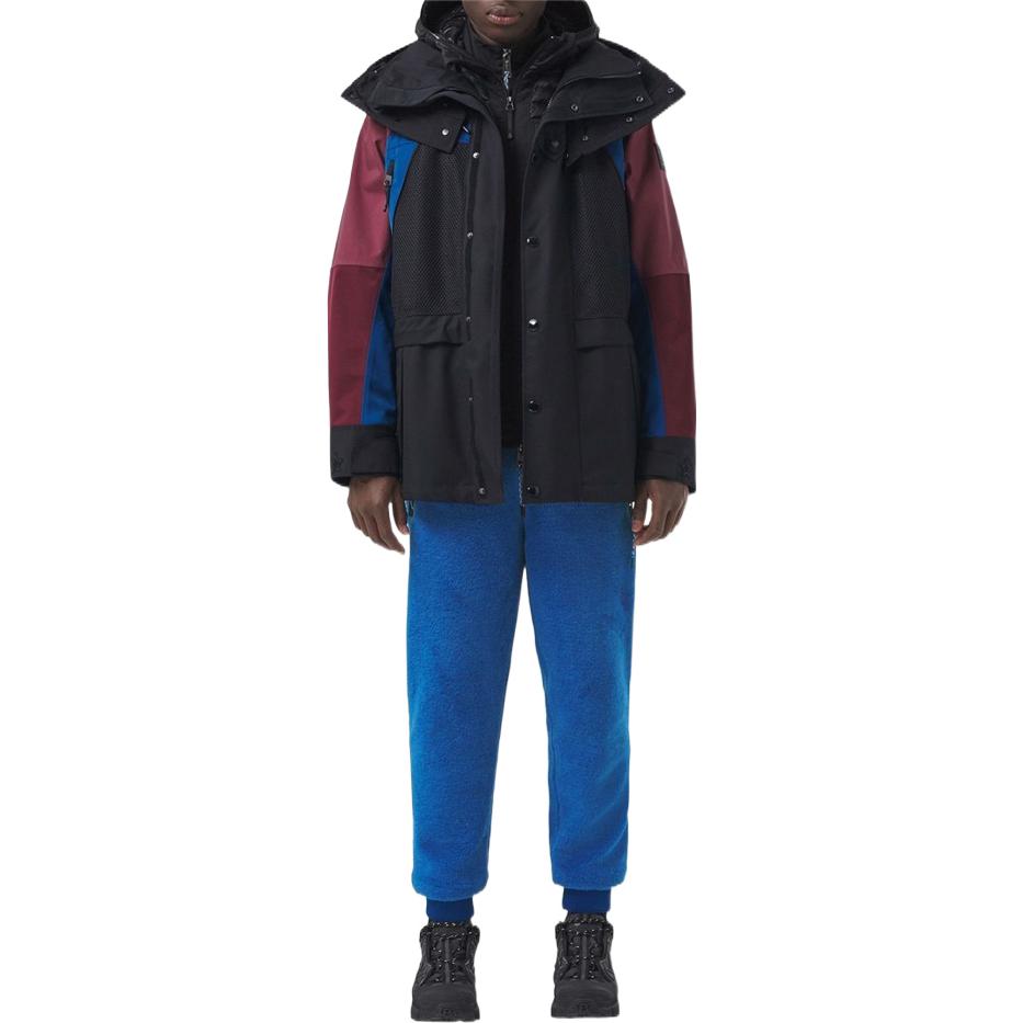 Shop Burberry Pantalones Jogger Azul con Cintura Elástica Color Sólido. 80413061