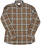 Order Burberry Brown Check Print Long Sleeve Shirt. 80842951