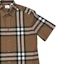 Sizing 버버리 브라운 체크 반소매 버튼업 셔츠 80842911