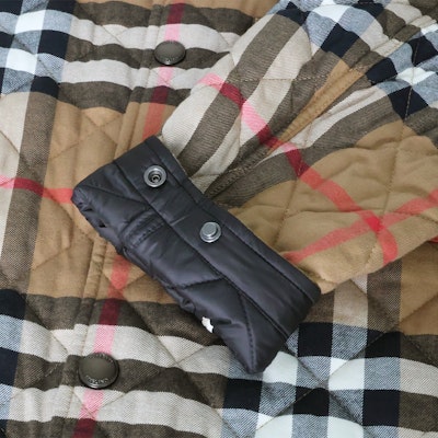 Burberry Brown Check Single-Breasted Cotton Jacket 80841871 Shop Burberry Brown Check Single-Breasted Cotton Jacket 80841871