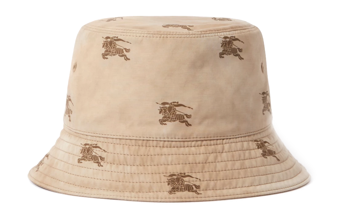 Burberry  Brown Cotton Bucket Hat with Pattern Design. 80722501 圖 3