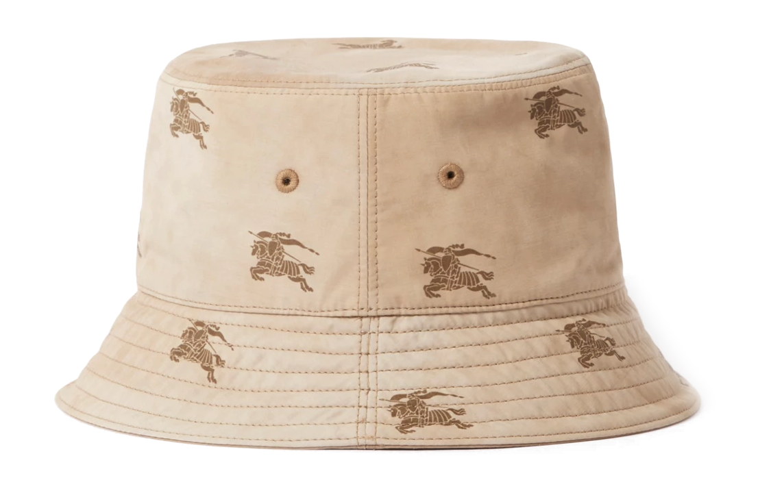 Burberry  Brown Cotton Bucket Hat with Pattern Design. 80722501 圖 4