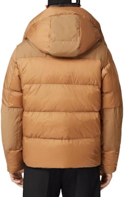 Burberry Brown Detachable Sleeve Hooded Down Jacket FW22 80591411 Details for Burberry Brown Detachable Sleeve Hooded Down Jacket FW22 80591411