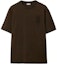 Buy Burberry Brown Graphic Print Crew Neck Short Sleeve T-Shirt. 80984651