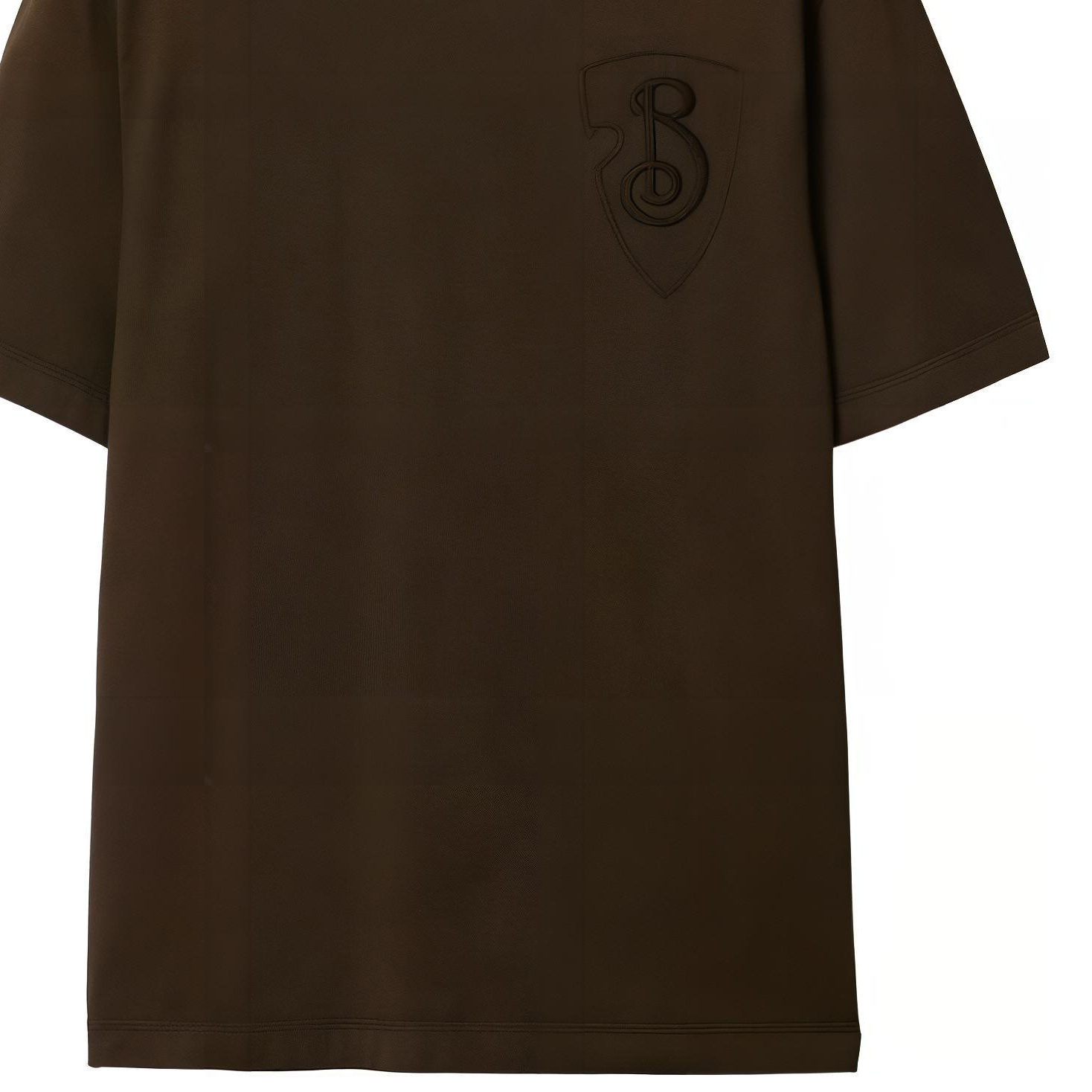 Sizing Burberry  Brown Graphic Print Crew Neck Short Sleeve T-Shirt. 80984651