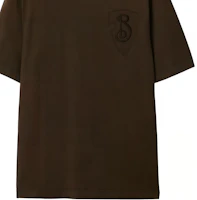 Sizing Burberry 棕色圖案印花短袖圓領T恤 áo. 80984651