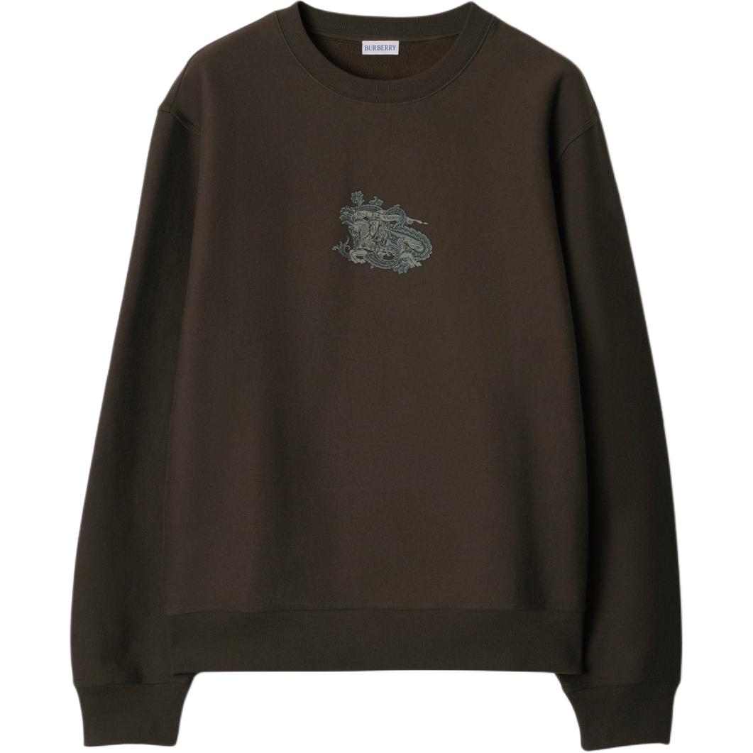 Order Burberry  Brown Logo Print Crewneck Long Sleeve Sweatshirt. 80995461