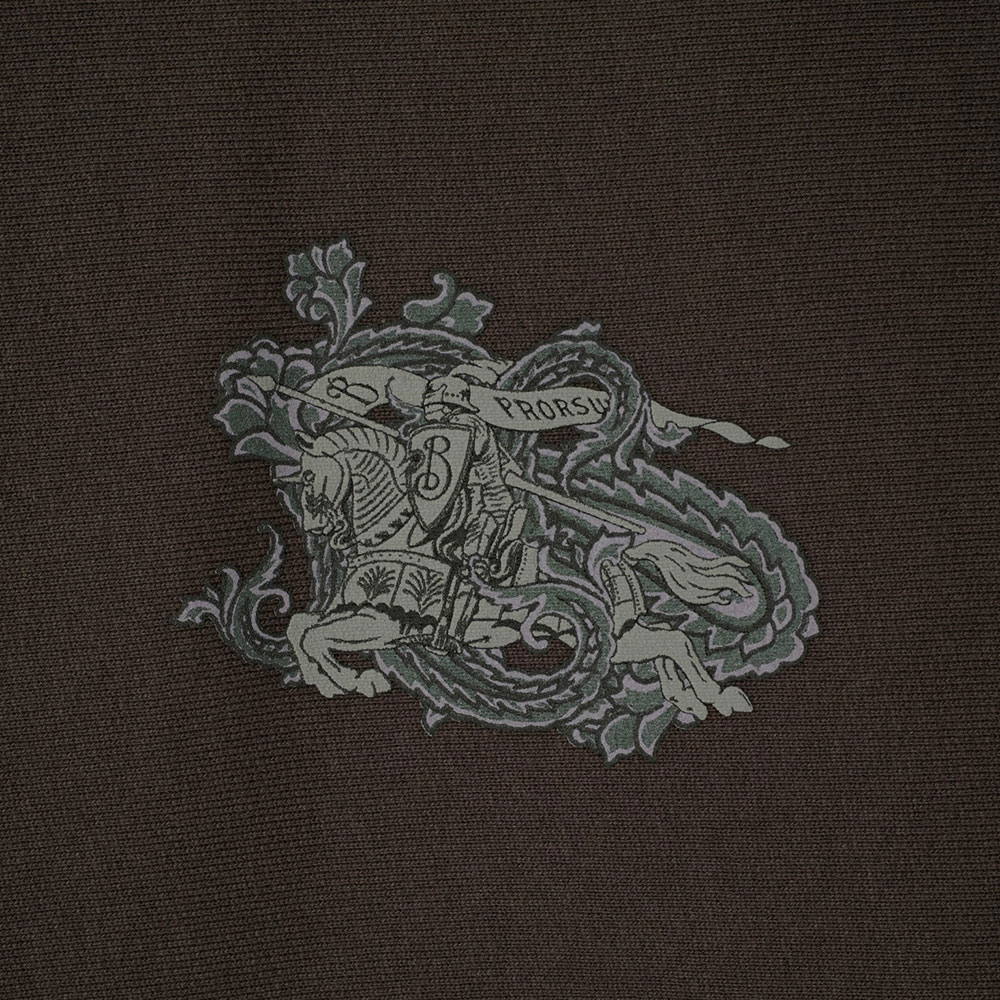 Details for Burberry  Brown Logo Print Crewneck Long Sleeve Sweatshirt. 80995461