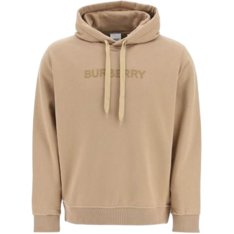 Order バーバリー ブラウン プルオーバーフーディー フード付き 長袖トップス 80833931