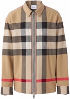 Burberry Brown Striped Pattern Collar Jacket 8050135 Burberry Brown Striped Pattern Collar Jacket 8050135