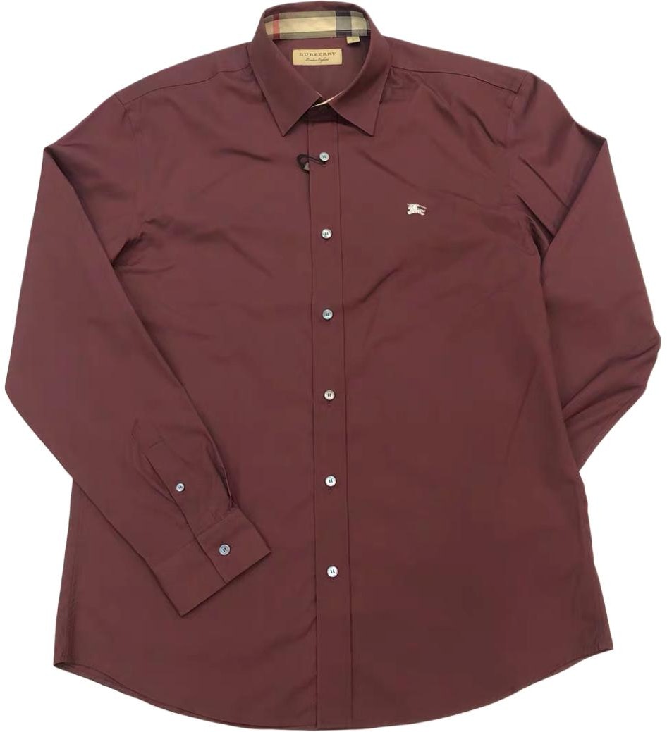burberry-burgundy-single-breasted-embroidered-knight-long-sleeve-shirt-80362901