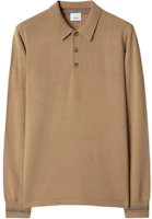 Order Burberry 卡其色長袖套頭Polo衫。 80926411