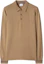 Order Burberry Camel Long Sleeve Pullover Polo Shirt. 80926411