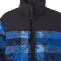 Purchase Burberry Jaket Puffer Corak Camouflage Biru. 80495141