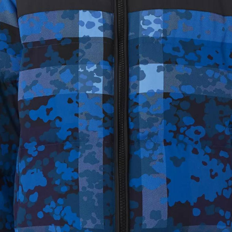 Details for Chaqueta Acolchada Burberry Camuflaje Cuadros Azul. 80495141