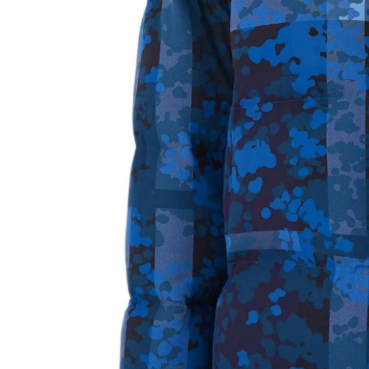 Sizing Chaqueta Acolchada Burberry Camuflaje Cuadros Azul. 80495141