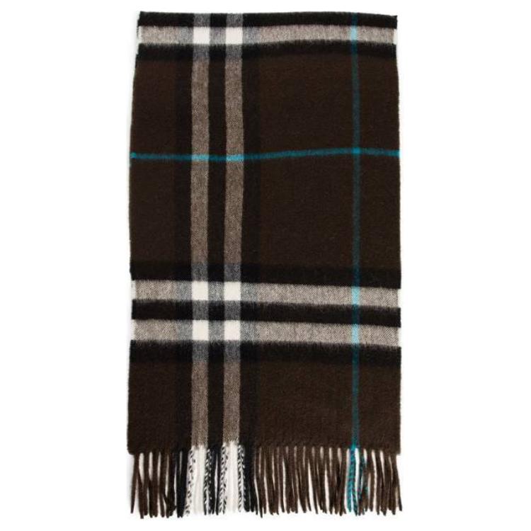 Burberry  Cashmere Tassel Knit Scarf Brown 8091005C1170 圖 4