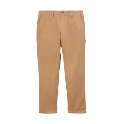 Burberry Casual Straight-Leg Pants with Zipper Pocket in Camel Color. 80706091