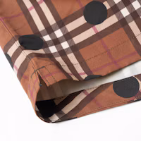 Details for Burberry Shorts de Baño Cuadros y Lunares Marrón Birch. 80689901