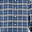 Sizing Burberry Kemeja Lengan Panjang Biru Kotak-Kotak Kancing Model Kerah. 80114001