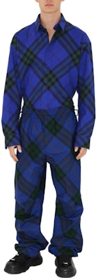 Burberry Celana Santai Straight-Leg Drawstring Kotak - Knight Blue. 80833721 Shop Burberry Celana Santai Straight-Leg Drawstring Kotak - Knight Blue. 80833721