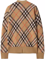 Lookbook Burberry 格紋針織圓領寬鬆版毛衣 米色 80934971
